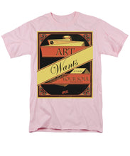 Rise Art Wants Your Soul - Men's T-Shirt  (Regular Fit)