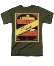 Rise Art Wants Your Soul - Men's T-Shirt  (Regular Fit)