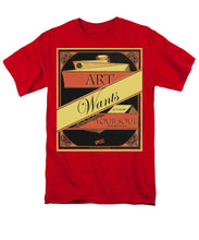 Rise Art Wants Your Soul - Men's T-Shirt  (Regular Fit)