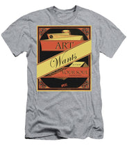 Rise Art Wants Your Soul - Men's T-Shirt (Athletic Fit)