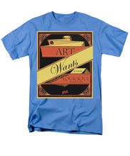 Rise Art Wants Your Soul - Men's T-Shirt  (Regular Fit)