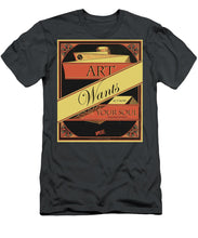 Rise Art Wants Your Soul - Men's T-Shirt (Athletic Fit)