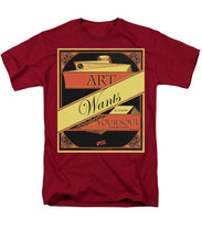 Rise Art Wants Your Soul - Men's T-Shirt  (Regular Fit)