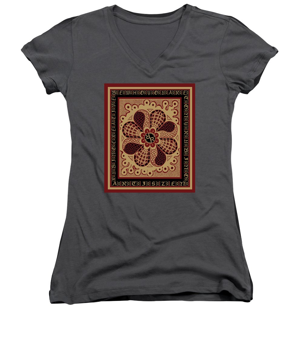 Rise Be - Women's V-Neck (Athletic Fit)