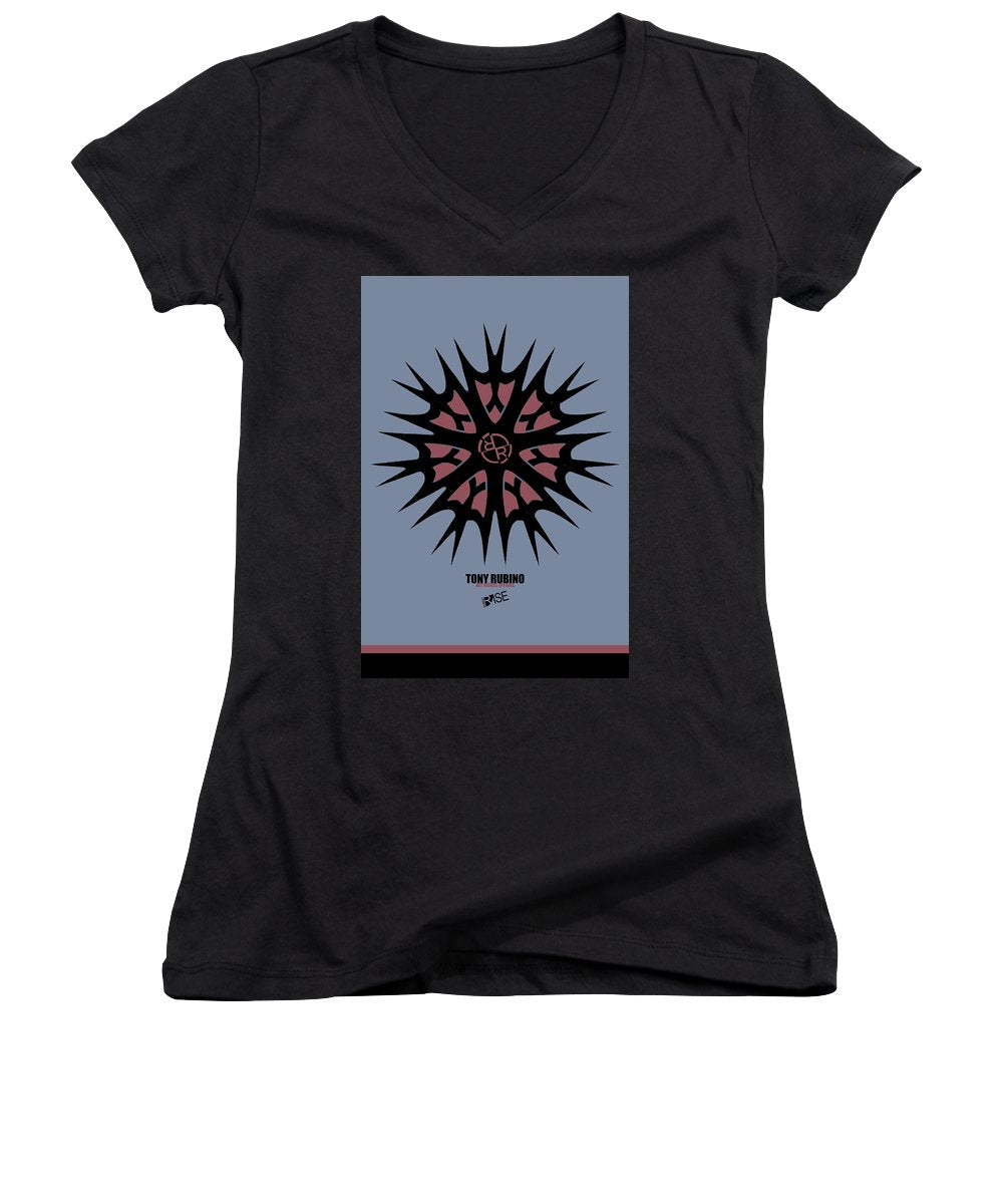 Rise Crown Of Thorns - Women's V-Neck (Athletic Fit)