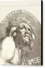 Rise Fear Nothing - Canvas Print