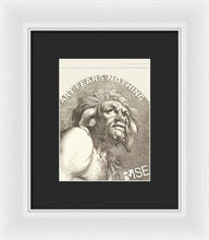Rise Fear Nothing - Framed Print