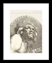 Rise Fear Nothing - Framed Print