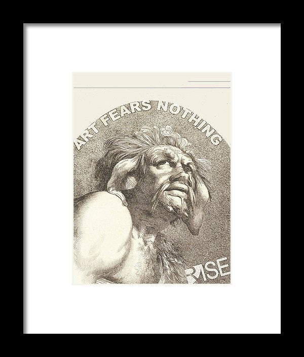 Rise Fear Nothing - Framed Print