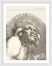 Rise Fear Nothing - Framed Print