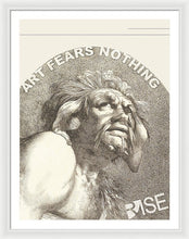 Rise Fear Nothing - Framed Print