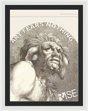 Rise Fear Nothing - Framed Print