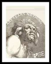Rise Fear Nothing - Framed Print