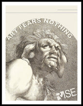 Rise Fear Nothing - Framed Print