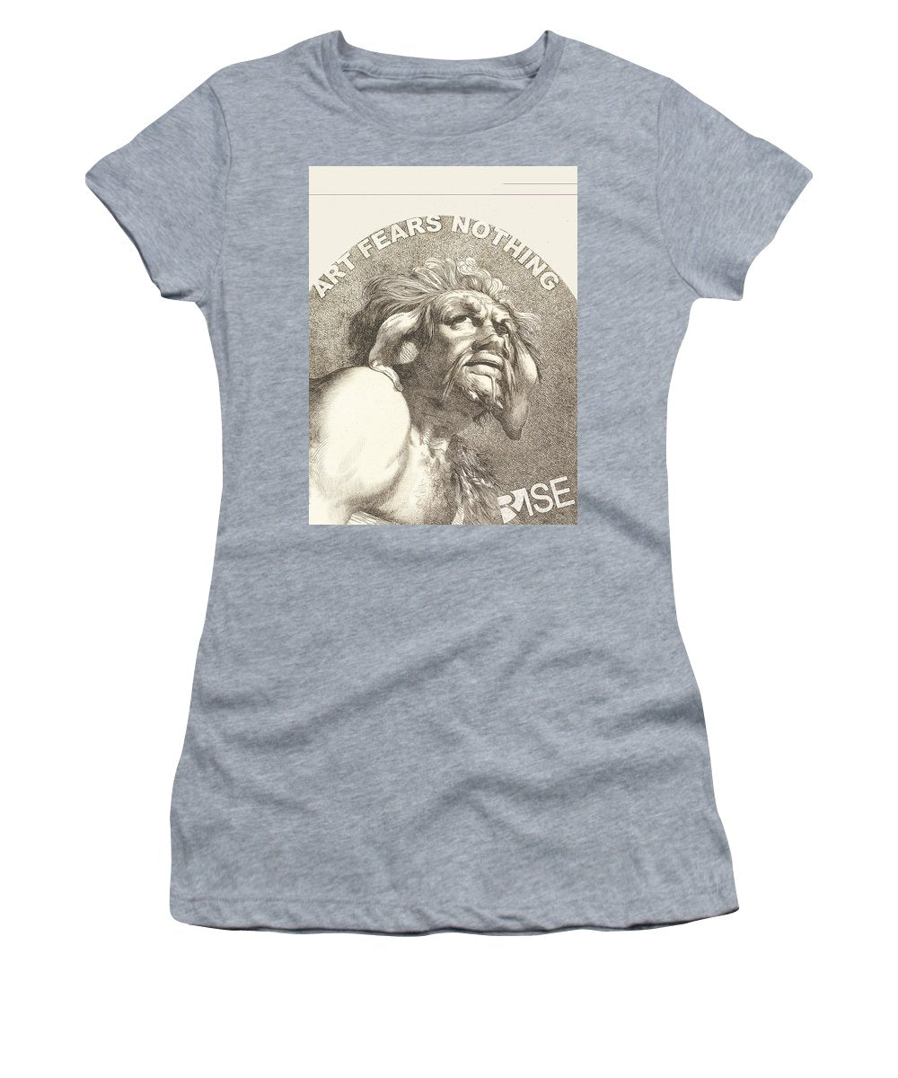 Rise Fear Nothing - Women's T-Shirt (Athletic Fit)