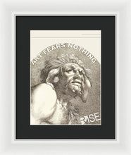 Rise Fear Nothing - Framed Print