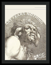 Rise Fear Nothing - Framed Print