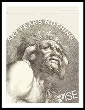 Rise Fear Nothing - Framed Print