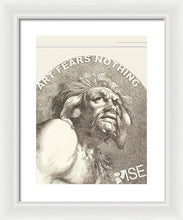 Rise Fear Nothing - Framed Print