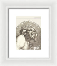 Rise Fear Nothing - Framed Print