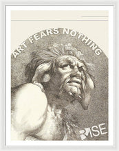 Rise Fear Nothing - Framed Print