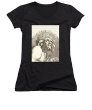 Rise Fear Nothing - Women's V-Neck (Athletic Fit)