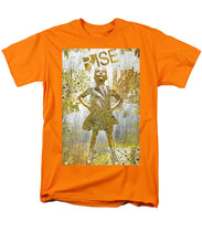 Rise Fearless Girl - Men's T-Shirt  (Regular Fit)