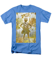 Rise Fearless Girl - Men's T-Shirt  (Regular Fit)