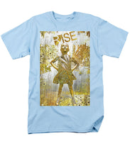Rise Fearless Girl - Men's T-Shirt  (Regular Fit)