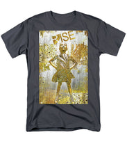 Rise Fearless Girl - Men's T-Shirt  (Regular Fit)