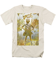Rise Fearless Girl - Men's T-Shirt  (Regular Fit)
