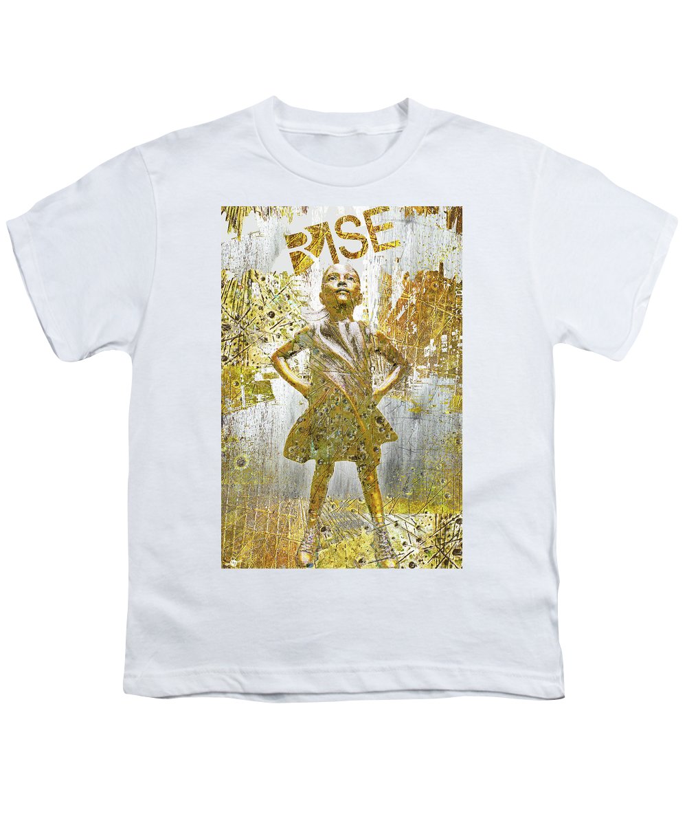 Rise Fearless Girl - Youth T-Shirt