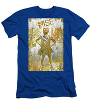 Rise Fearless Girl - Men's T-Shirt (Athletic Fit)