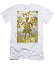 Rise Fearless Girl - Men's T-Shirt (Athletic Fit)
