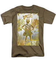 Rise Fearless Girl - Men's T-Shirt  (Regular Fit)