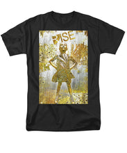 Rise Fearless Girl - Men's T-Shirt  (Regular Fit)