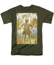 Rise Fearless Girl - Men's T-Shirt  (Regular Fit)
