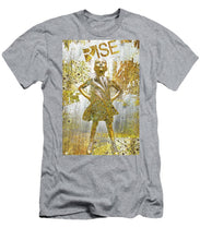 Rise Fearless Girl - Men's T-Shirt (Athletic Fit)
