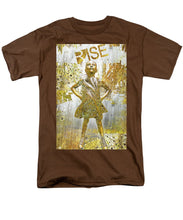Rise Fearless Girl - Men's T-Shirt  (Regular Fit)