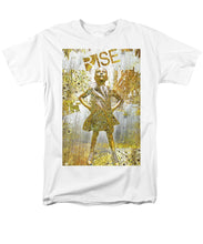 Rise Fearless Girl - Men's T-Shirt  (Regular Fit)