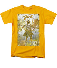 Rise Fearless Girl - Men's T-Shirt  (Regular Fit)