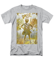 Rise Fearless Girl - Men's T-Shirt  (Regular Fit)