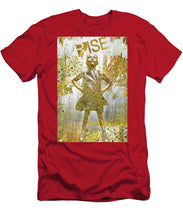 Rise Fearless Girl - Men's T-Shirt (Athletic Fit)