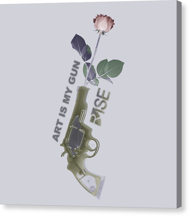 Rise Gun Control - Canvas Print