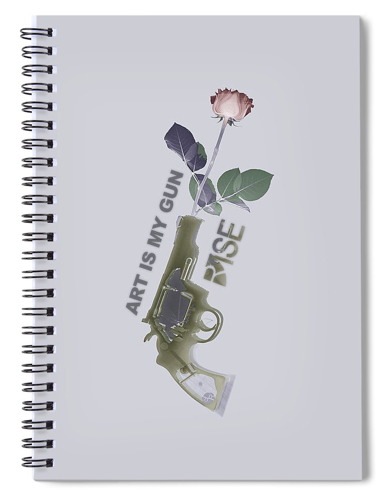 Rise Gun Control - Spiral Notebook