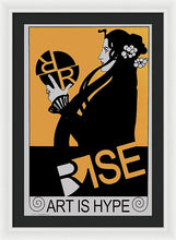 Rise Hype - Framed Print
