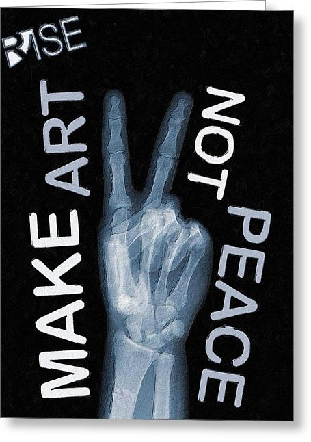 Rise Peace - Greeting Card