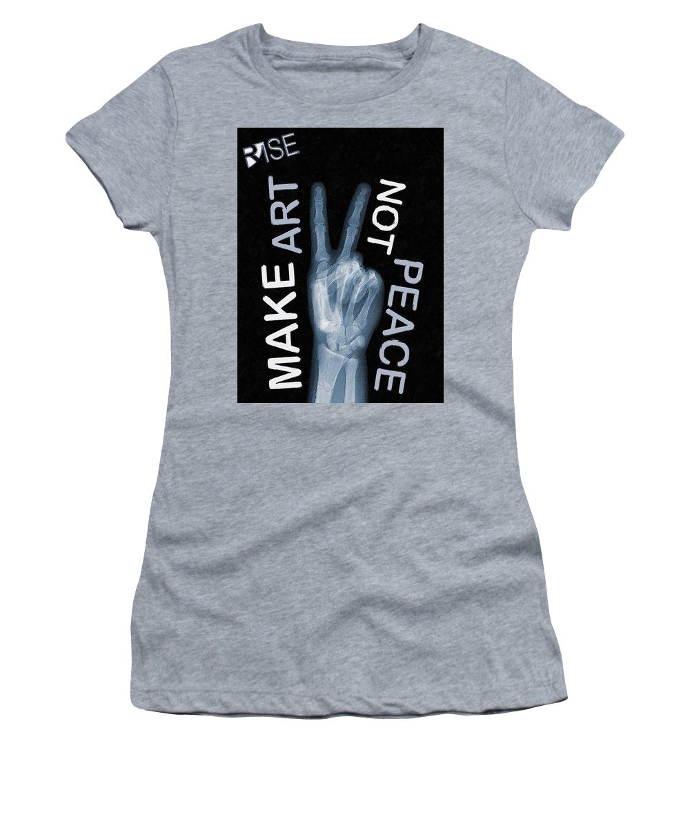 Rise Peace - Women's T-Shirt (Athletic Fit)