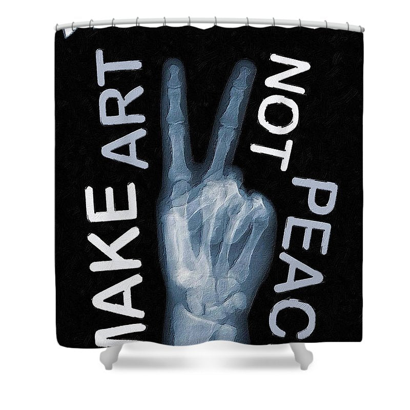 Rise Peace - Shower Curtain