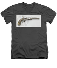 Rise Pistol - Men's V-Neck T-Shirt